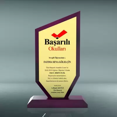 Ahşap Plaket Model 2