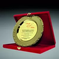 Altın Tabak Plaket Model 2