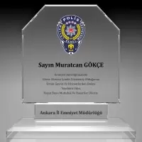 Kristal Plaket Model 23