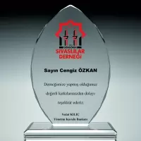 Kristal Plaket Model 26