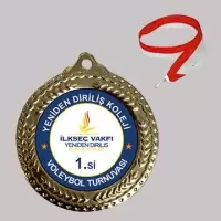 Metal Madalyon Altın Madalya Model 2