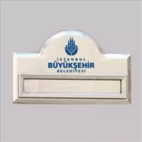 Metal Yaka İsimliği Yaka Kartı Metal Model 9 - 10 Adet